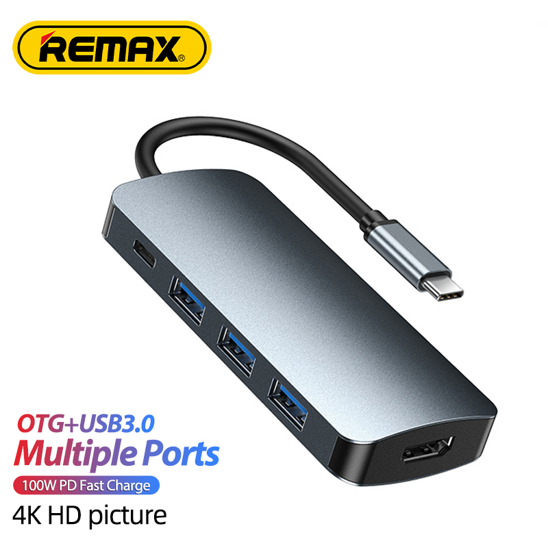 Продажа 6 в 1 док-станция с высокой скоростью 5 Гбит/с ноутбук Type C Usb Hub с Hd-mi PD TF SD кард-ридер Usb3.0 Usb2.0