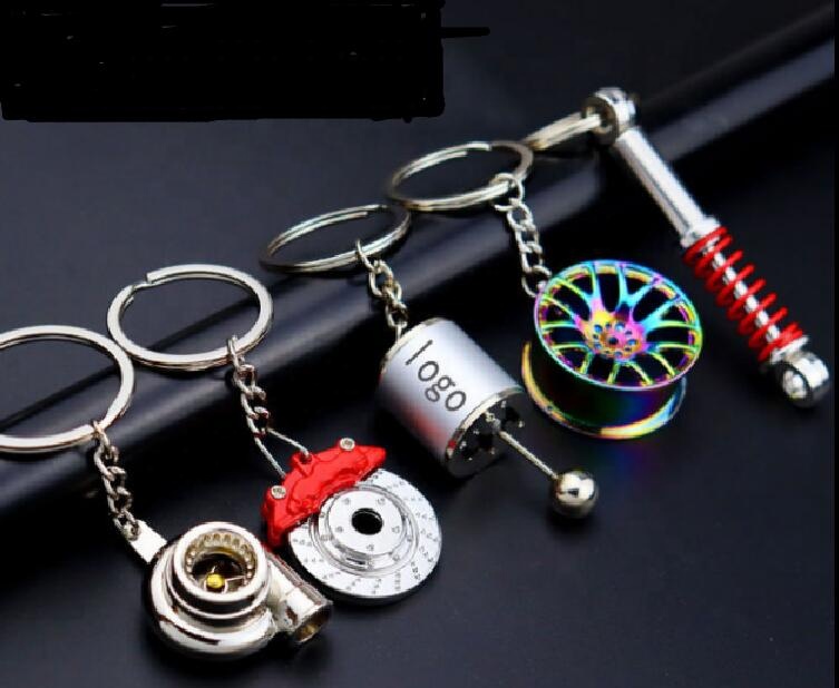 wholesale metal Auto parts shape keychain