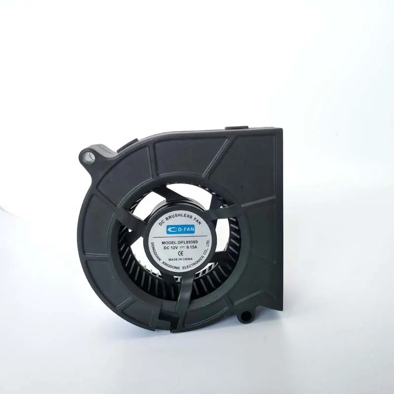 80mm 12v radial dc blower 12v dc blower fan for projector