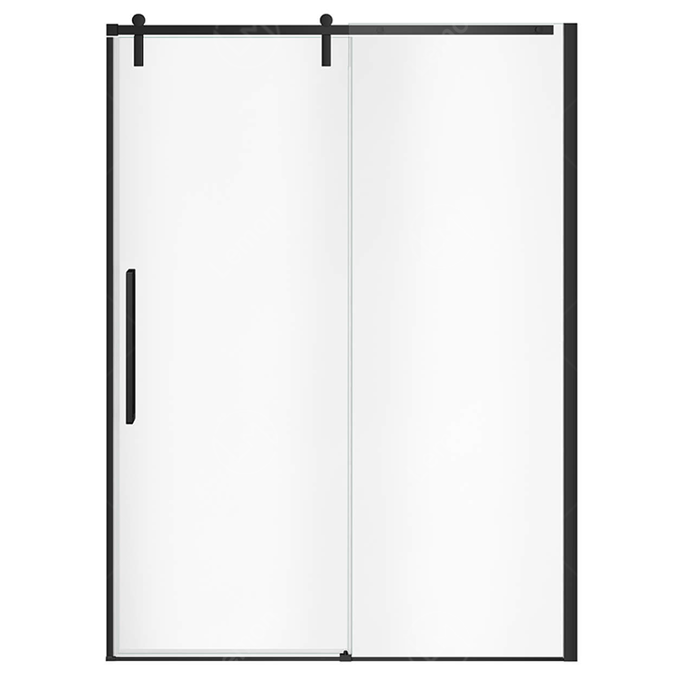 Hydraulic shower hinges for glass door one fixed with one sliding bathroom door