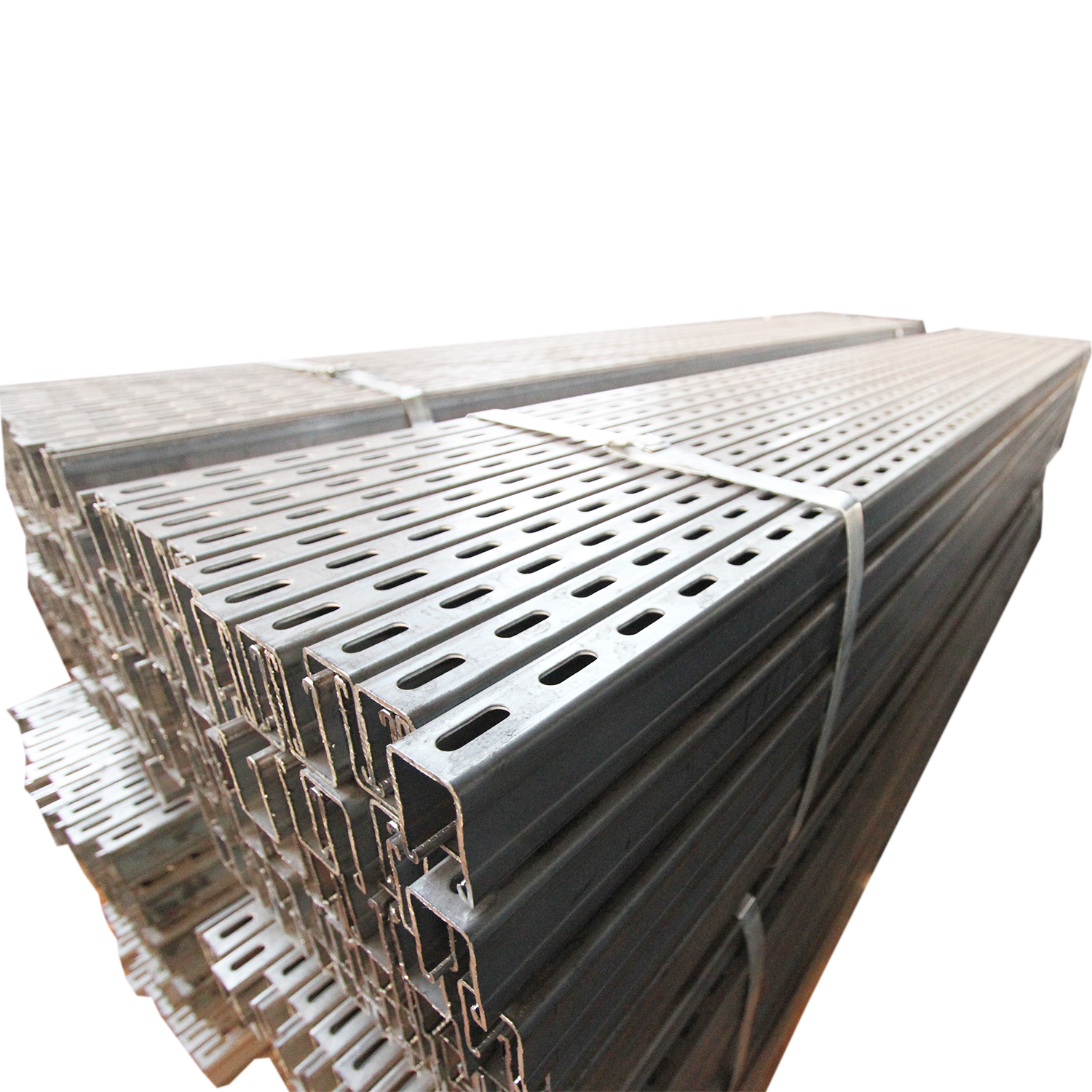 Photovoltaic Stents стойки стали равнина & Щелевые C канал