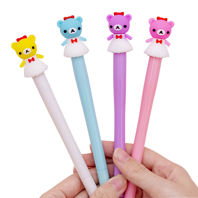 Lovely Colorful Kids Writing Practice Funny Lighter LED Light Ballpoint Pen with led