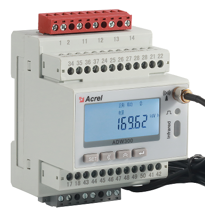 Acrel ADW300/NB 3 фазы ct типа с контролем энергии, Wi-Fi, lorawan счетчик энергии