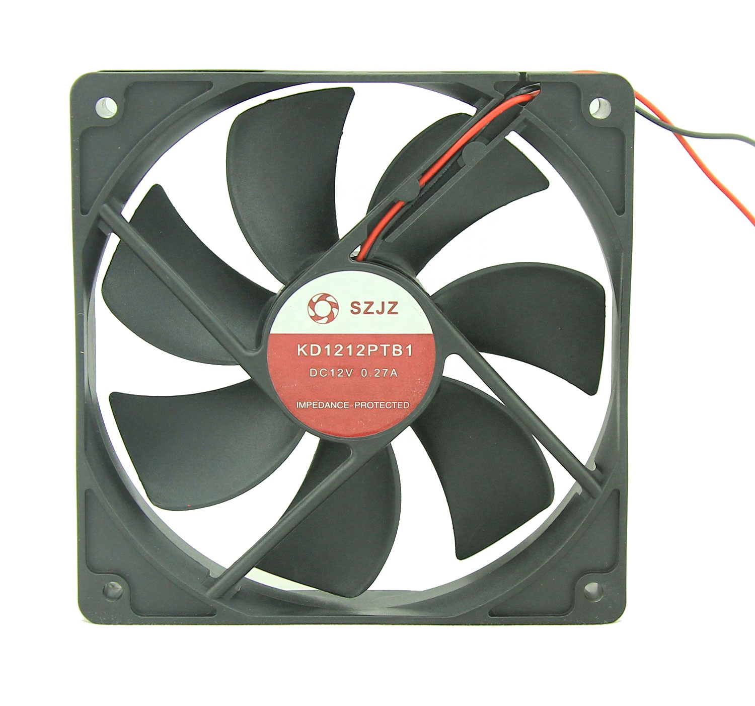dc 5/12/24v 120*120*25mm axial flow fan 120mm plastic exhaust fan