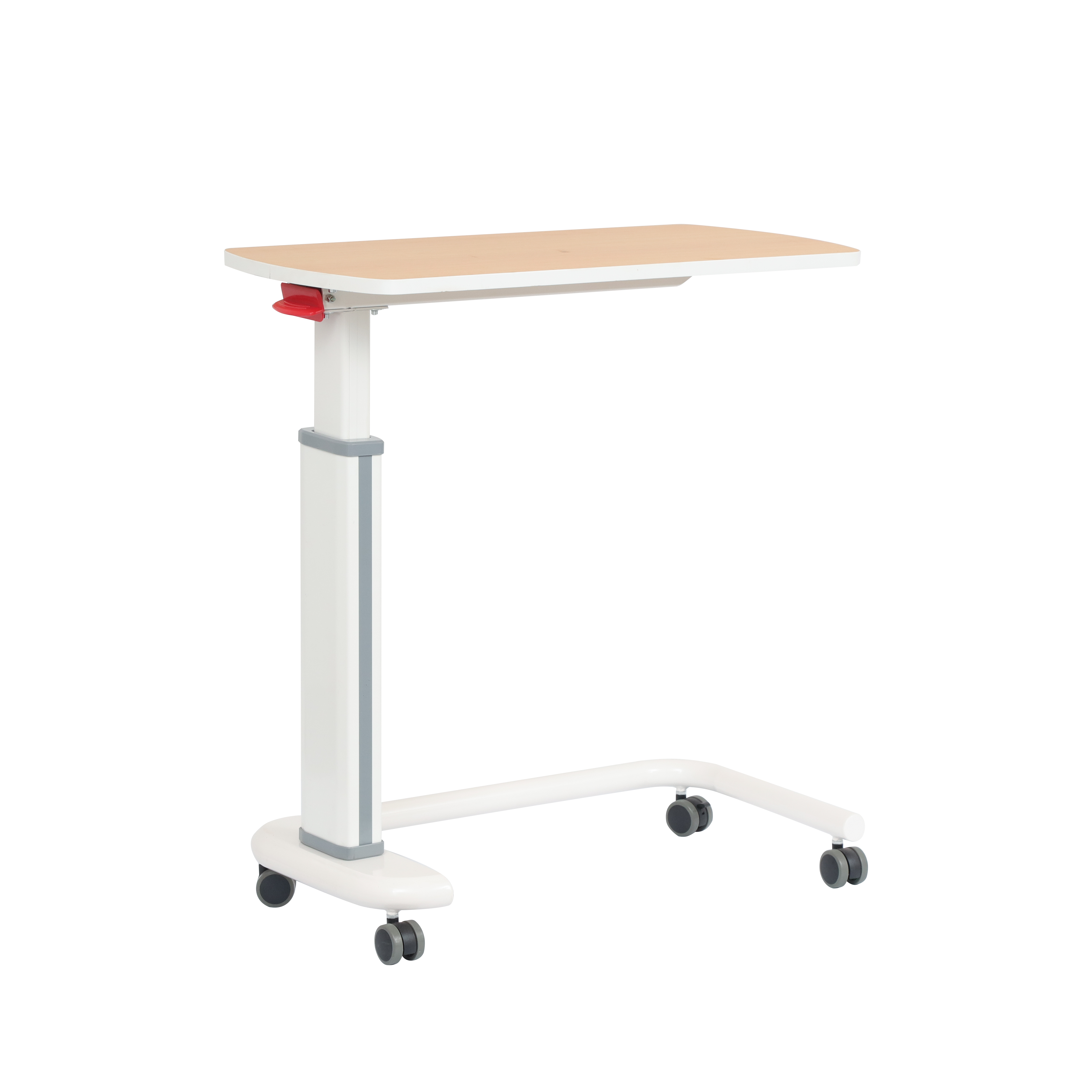 Portable Hospital Height Adjustable Medical Lifecare Over Bed Table