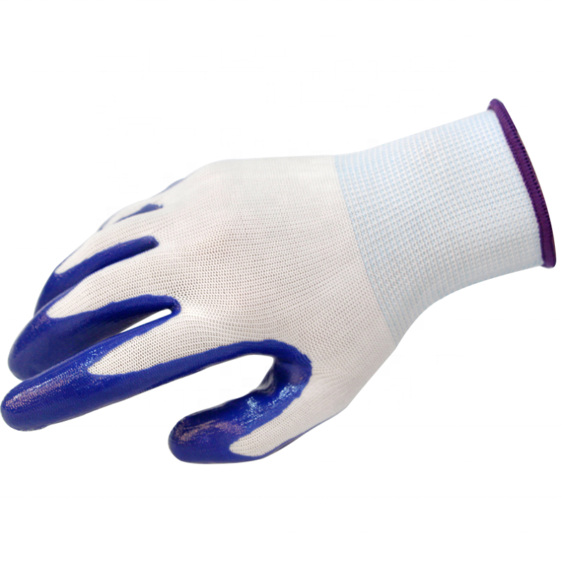 Hot selling cranberry evolve nitrile gloves rubber nitrile gloves for safety working