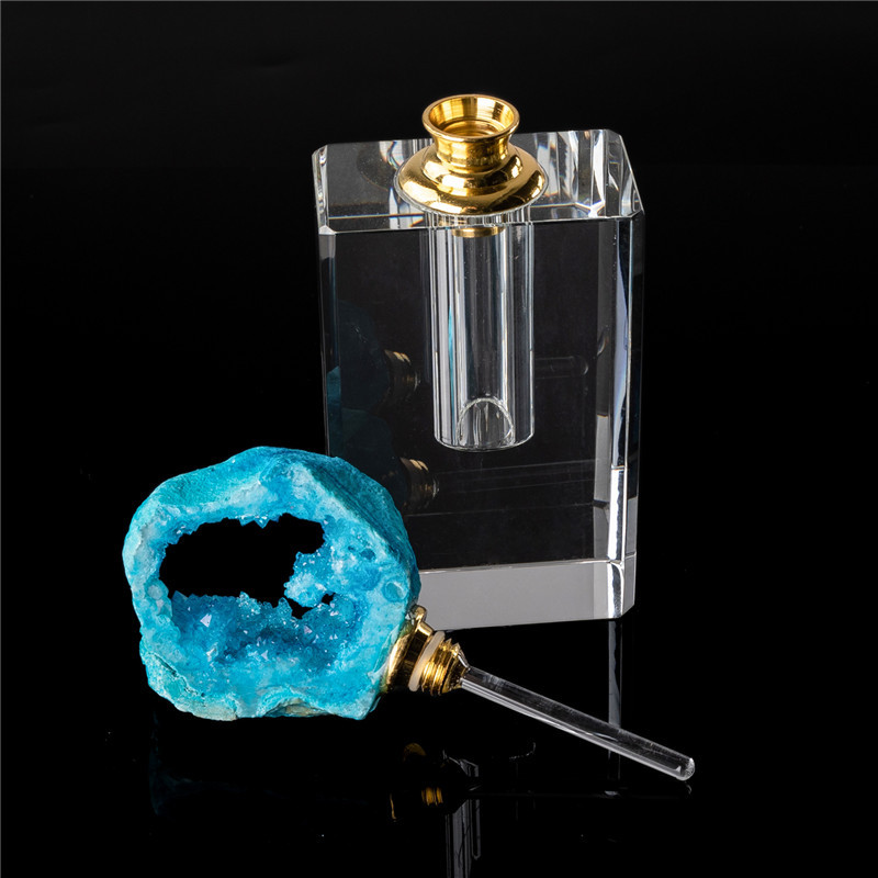 Изысканный 30 мл флакон для духов из агата, хрустальный флакон для масла Oud, свадебные сувениры, подарок