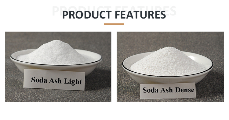 99.2% purity Soda Ash Light carbonate of soda