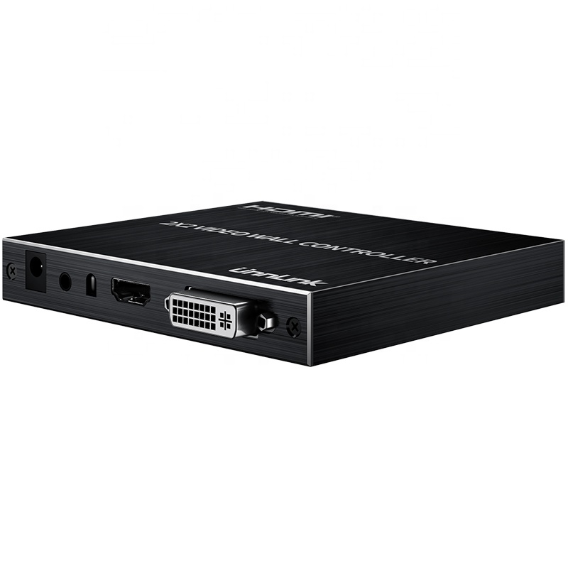 Unnlink 2x2 HDMI DVI настенный контроллер 1080P @ 60 Гц с пультом дистанционного управления 3,5 мм 1X2 1X3 1X4 2X1 3x1 4X1 2X2 видеосплиттер 180 раскладной