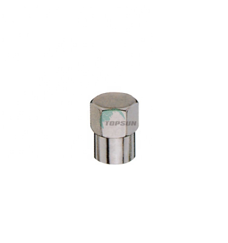 CT1Copper Slotted Head Valve Stem Auto Tire Valve Dustproof Cover for Car Motorcycle Schrader Accessory
