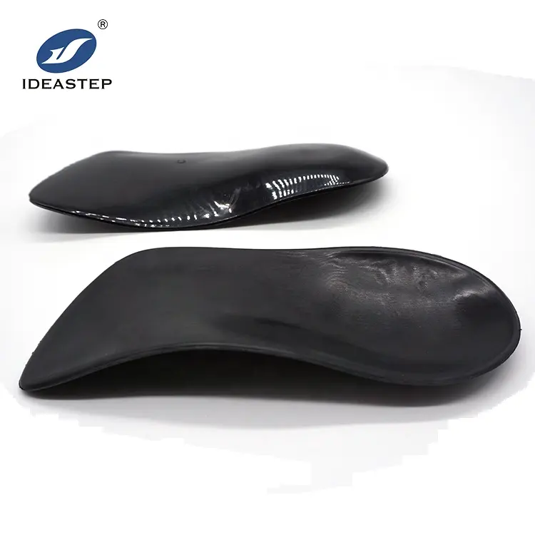 Ideastep heat moldable PP shell 3/4 insole foot orthotic plastic shell arch support heel cup orthotics custom orthotic insole
