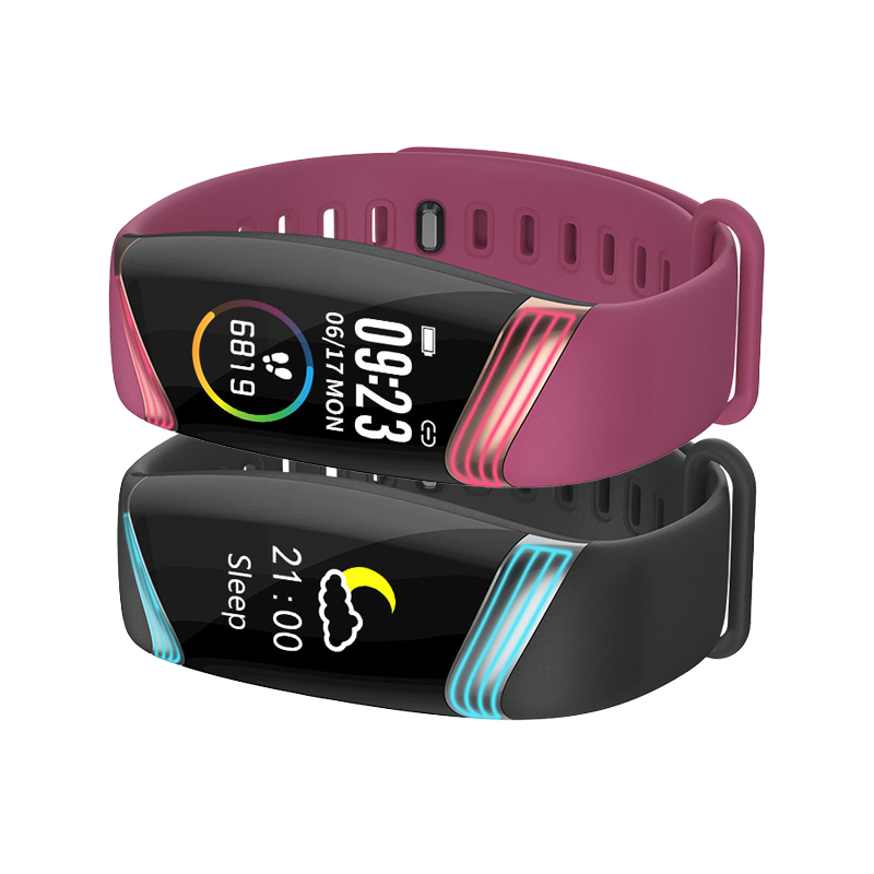 SMARTOBY Night Running Smart Watch Band Shining Ambient Light Safety Luminous Wristband Fitness Watch Smart Bracelet