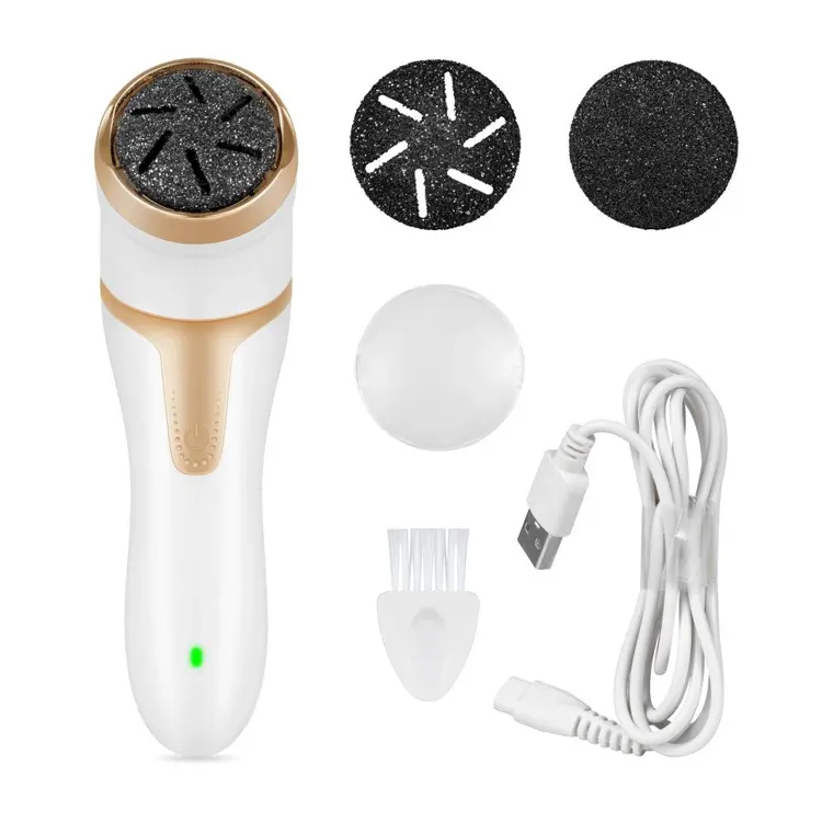 Portable Feet Care Rechargeable Foot File Pedicure Tools Electric Foot Grinder Vacuum Callus Remover