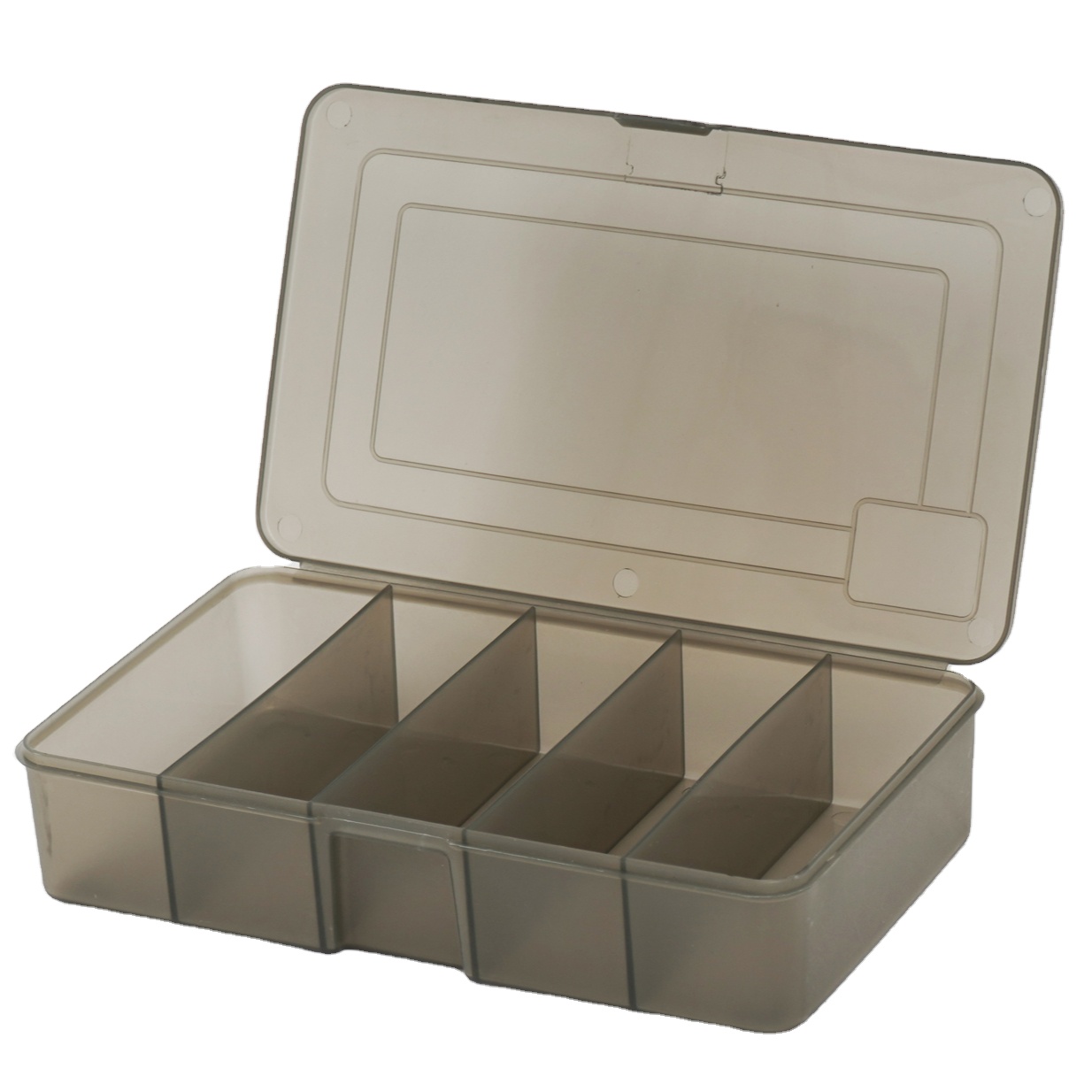 Compartments Mini Fishing Tackle Box Water Proof Plastic Storage Lure Box