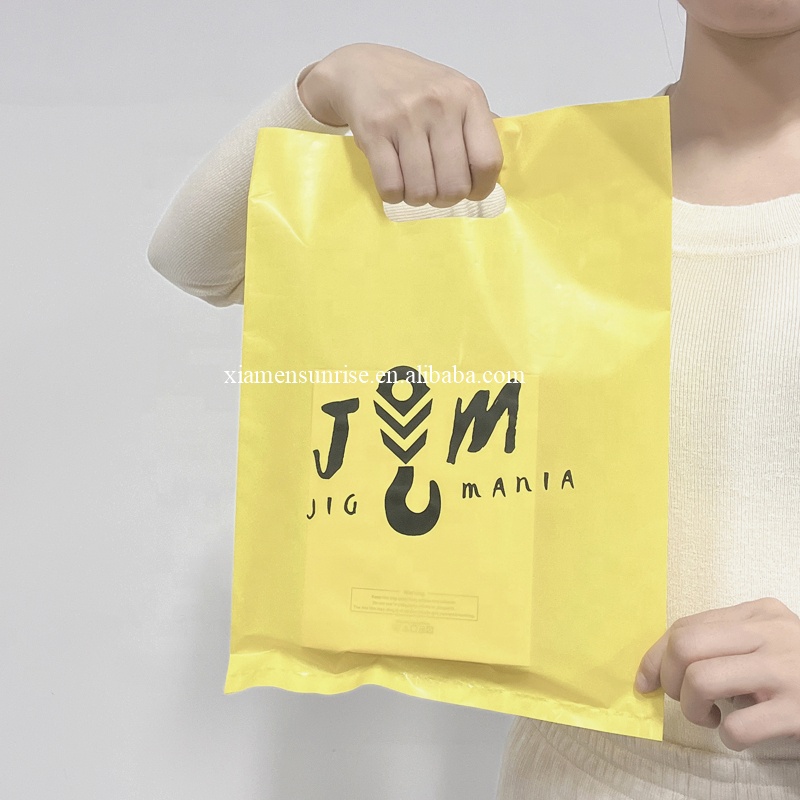 Cheap fashion accessories plastic bags boutique retail shopping bag