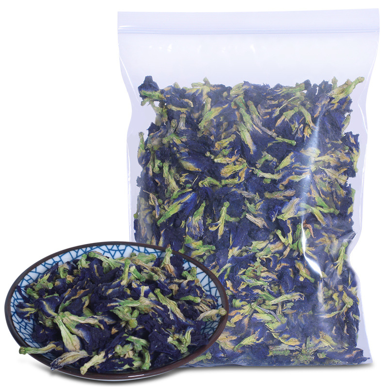 2021 Magic Color Master Organic Dried Blue Butterfly Pea Flower Premium Herbal Tea Bag Wholesale Private Label High Quality