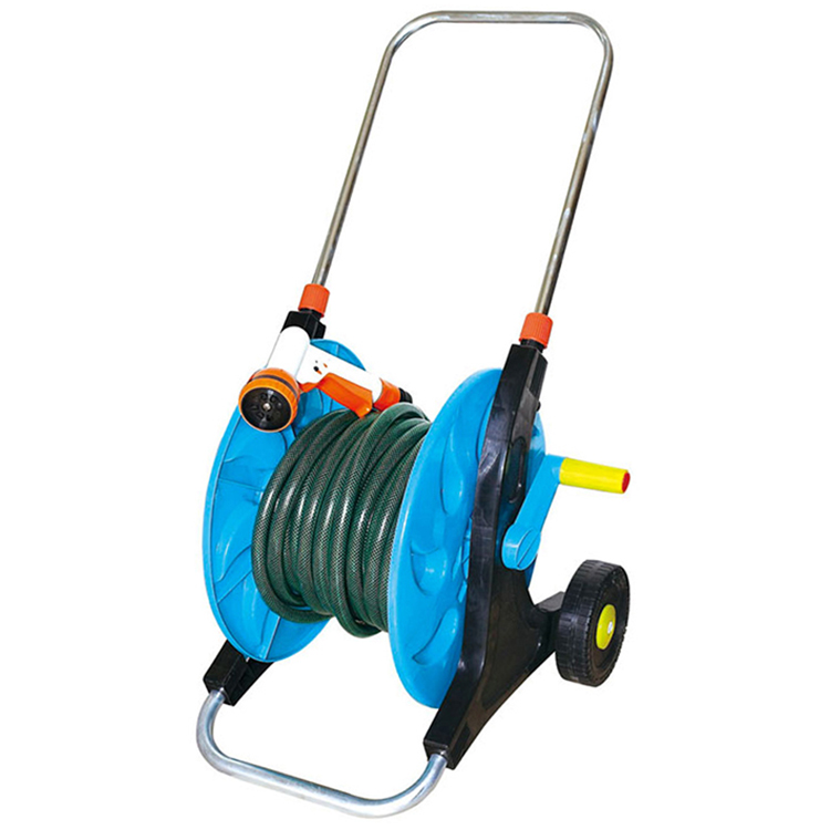 High pressure agricultural retractable hose reel cover rain gun irrigation system