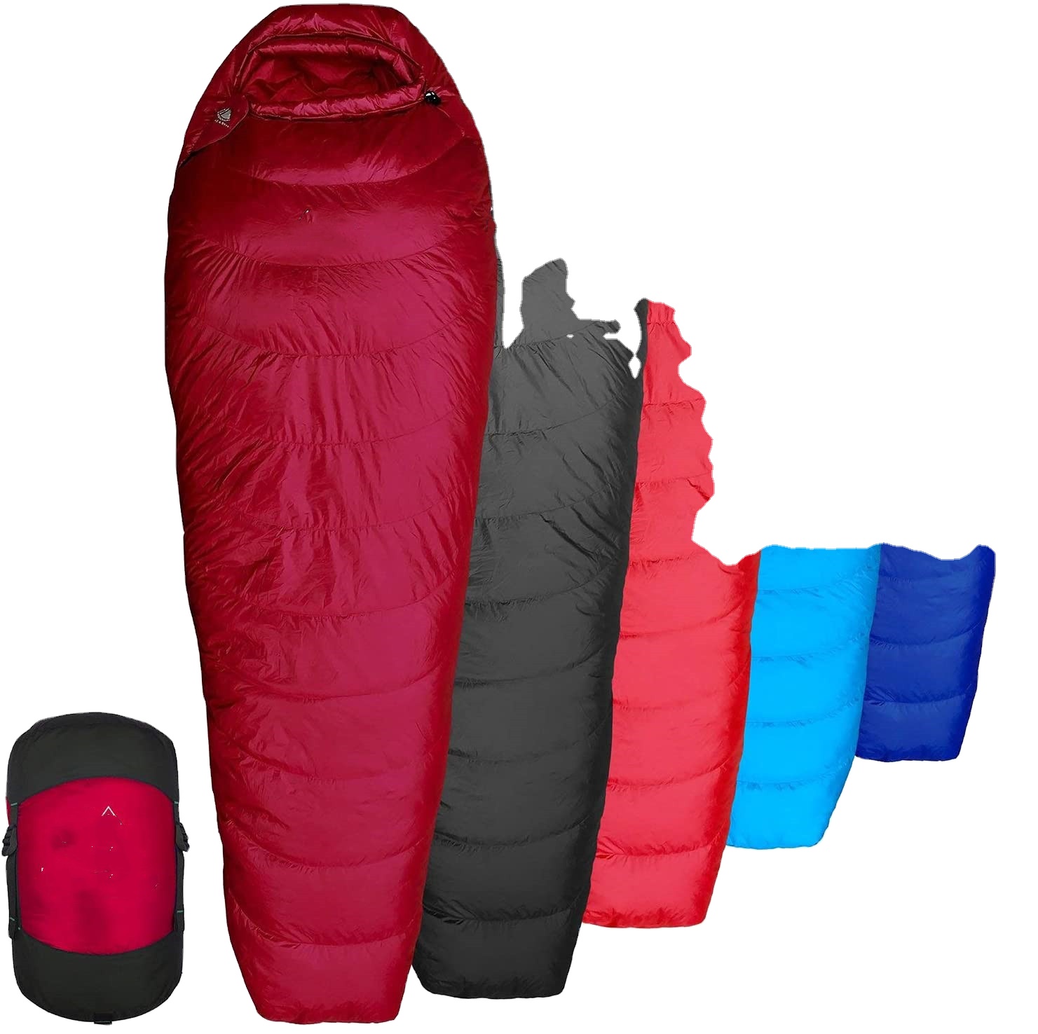 Woqi 0 Degree F 650 Fill Power Down Sleeping Bag with Cluster Loft Base Ultra Lightweight 4 Season Men's and Women