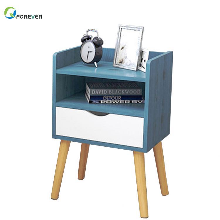 Home Multi 1Slide Drawer Wood Small White Corner Storage Cabinet With Drawers
