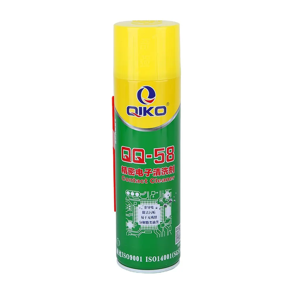 QQ-58 550ML Aerosol Contact Cleaner For Controls Electrical Equipment PCBs Photocopiers Precision Equipment