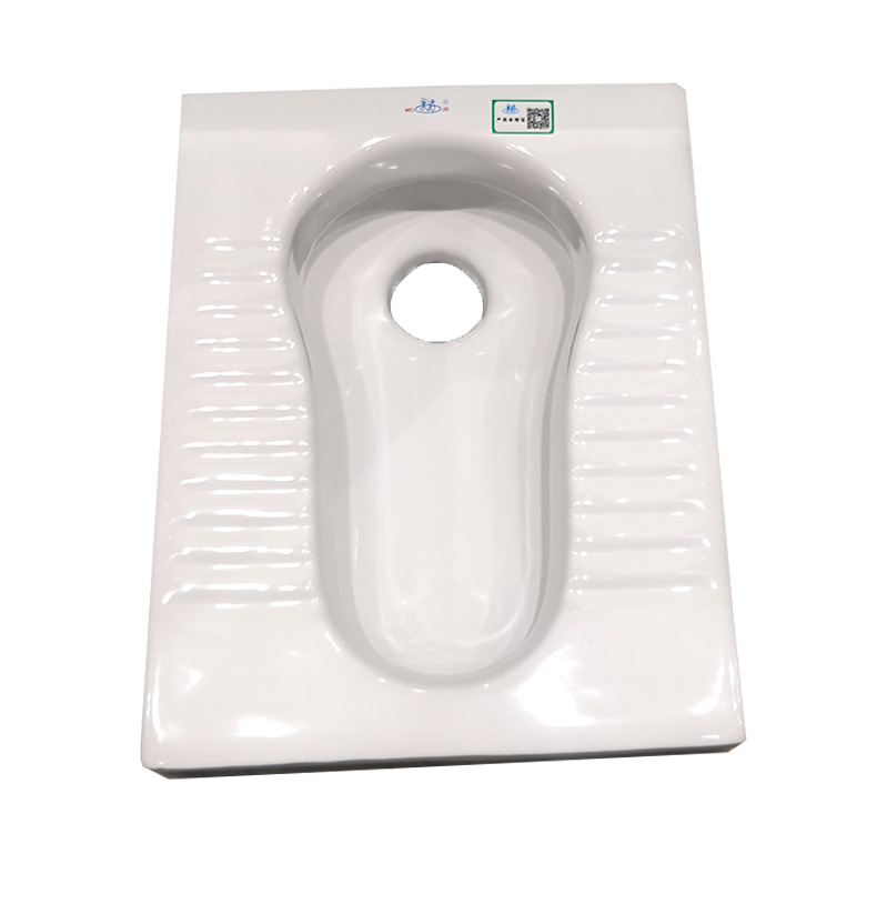 Gaungxi Factory Sanitary wares Ceramic public toilet squatting pan Water Closet Ceramic Squatting toilet
