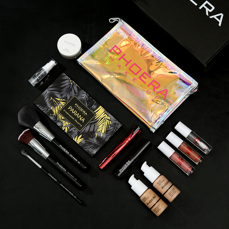PHOERA Makeup Packaging Bag Makeup Bag Cosmetic Large Makeup Bag