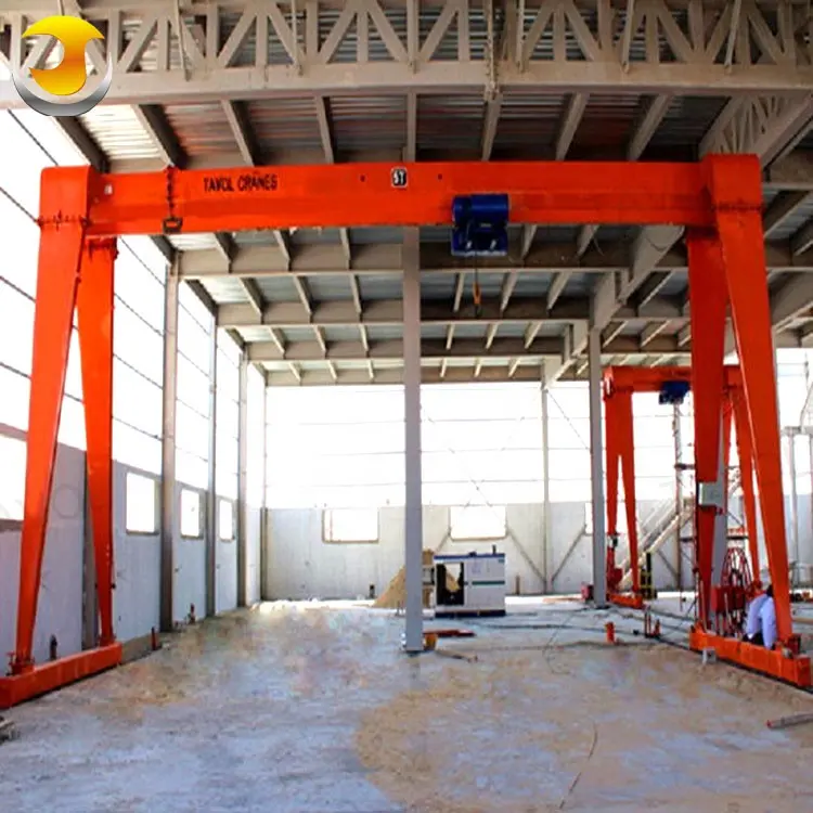 China Shandong manufacture 20 ton 12m single gantry crane factory price