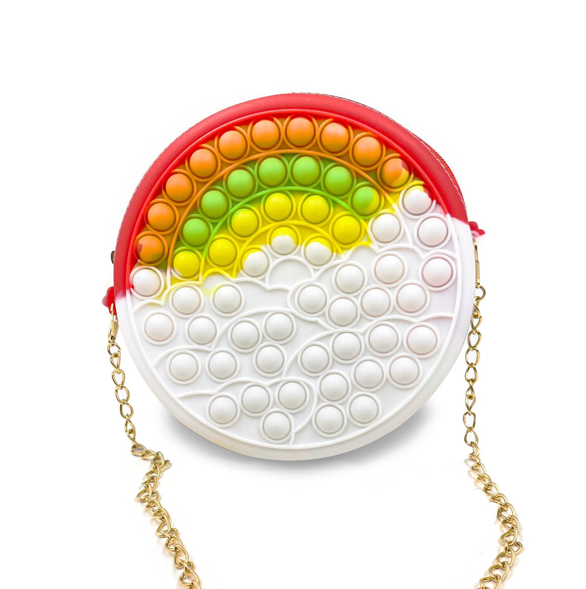 new Clouds popet Shoulder Pop Bags popper Fidget Bag Shoulder Coin Pures Simple pop game