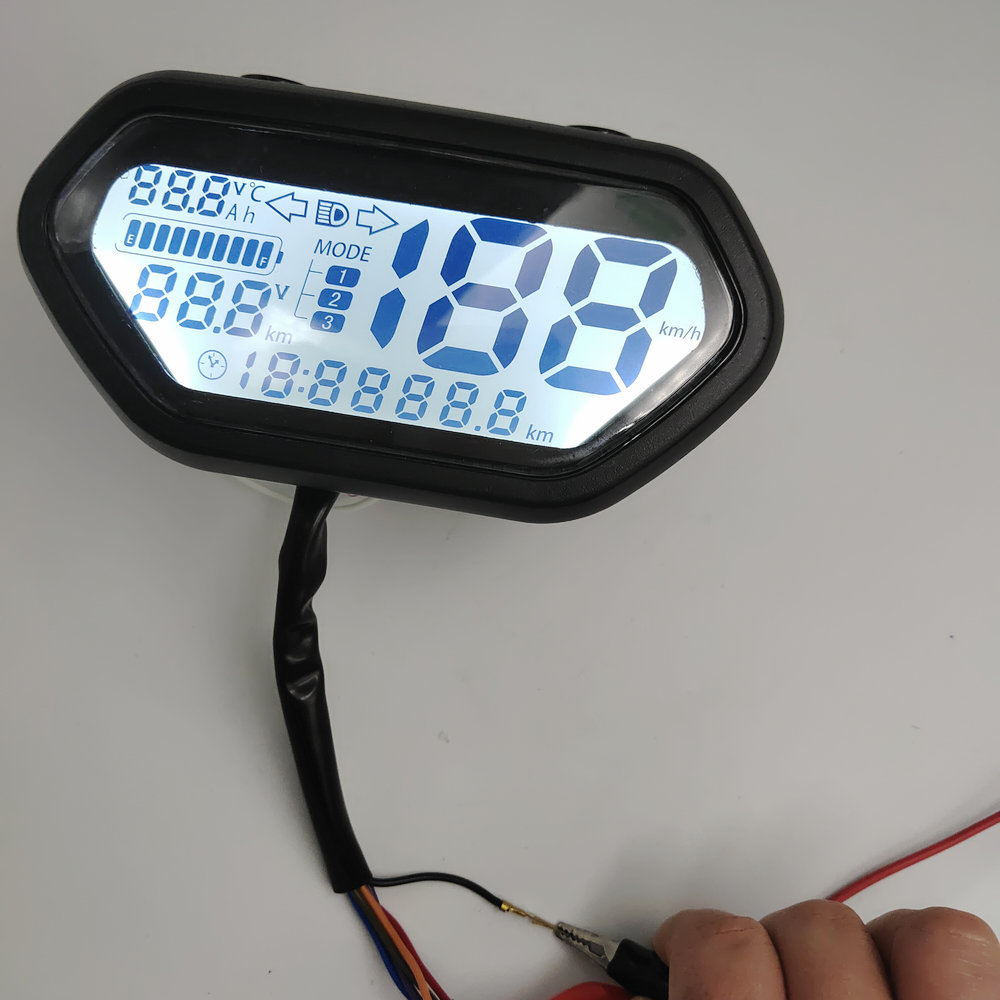 Измеритель цифровой ЖК-дисплей 48v60v72v84v96v120v144v свет/индикатор уровня заряда батареи для электрический скутер манометр велосипед трехколесный велосипед приборной панели