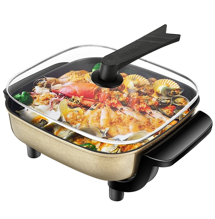 Tommygo Multifunctional electric hot pot household plug-in electric frying pan induction cooker