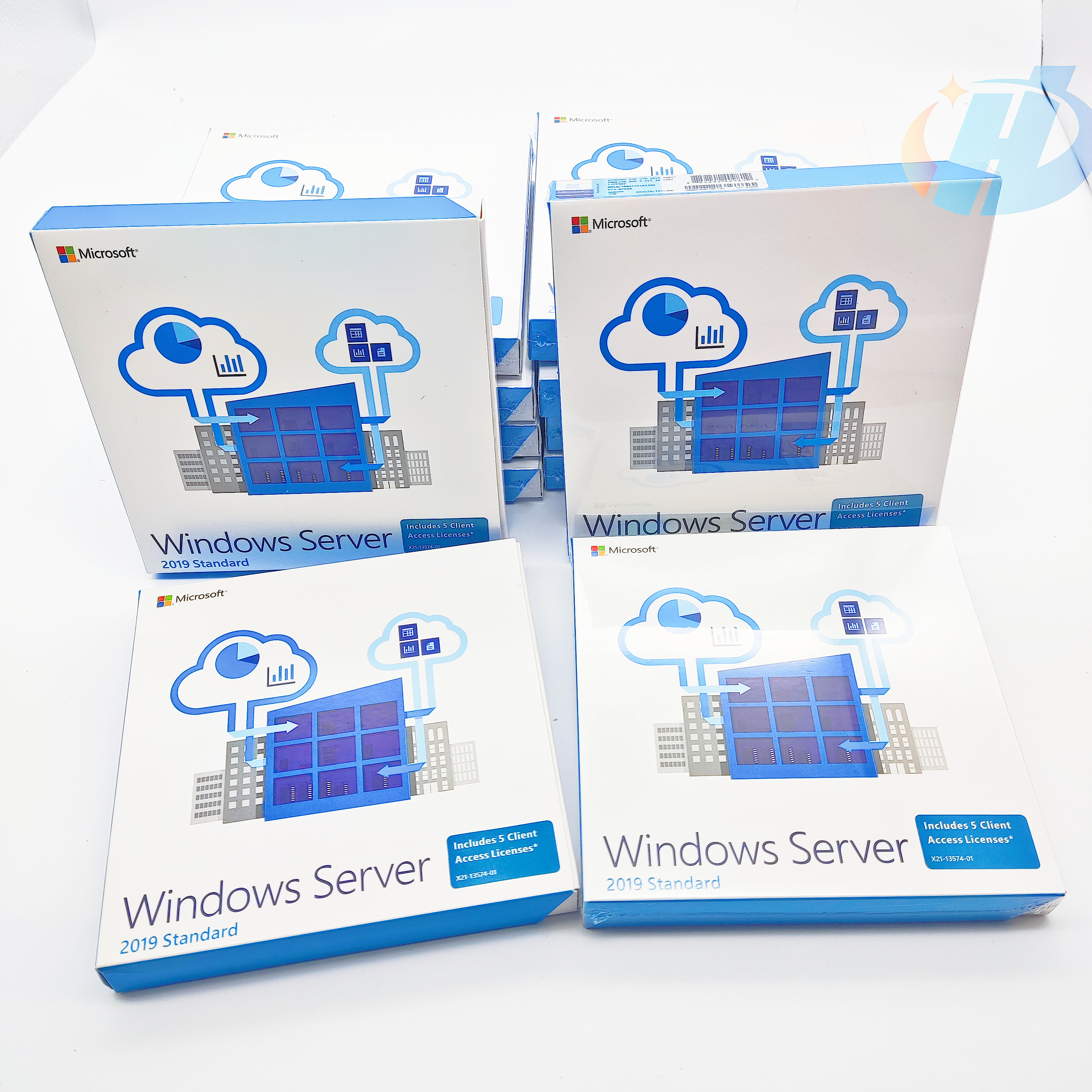 Windows Server 2019 Стандартная розничная коробка win server 2019 std dvd box