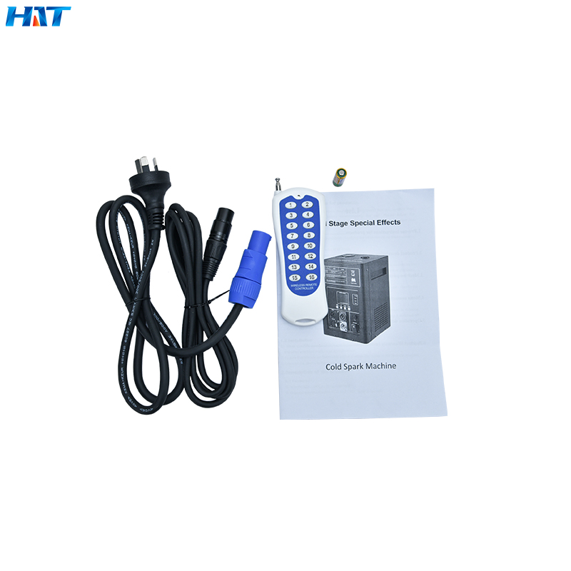 HAT Stage effect 600W Cold spark machine DMX control Cold fountain fireworks wedding stage night culb
