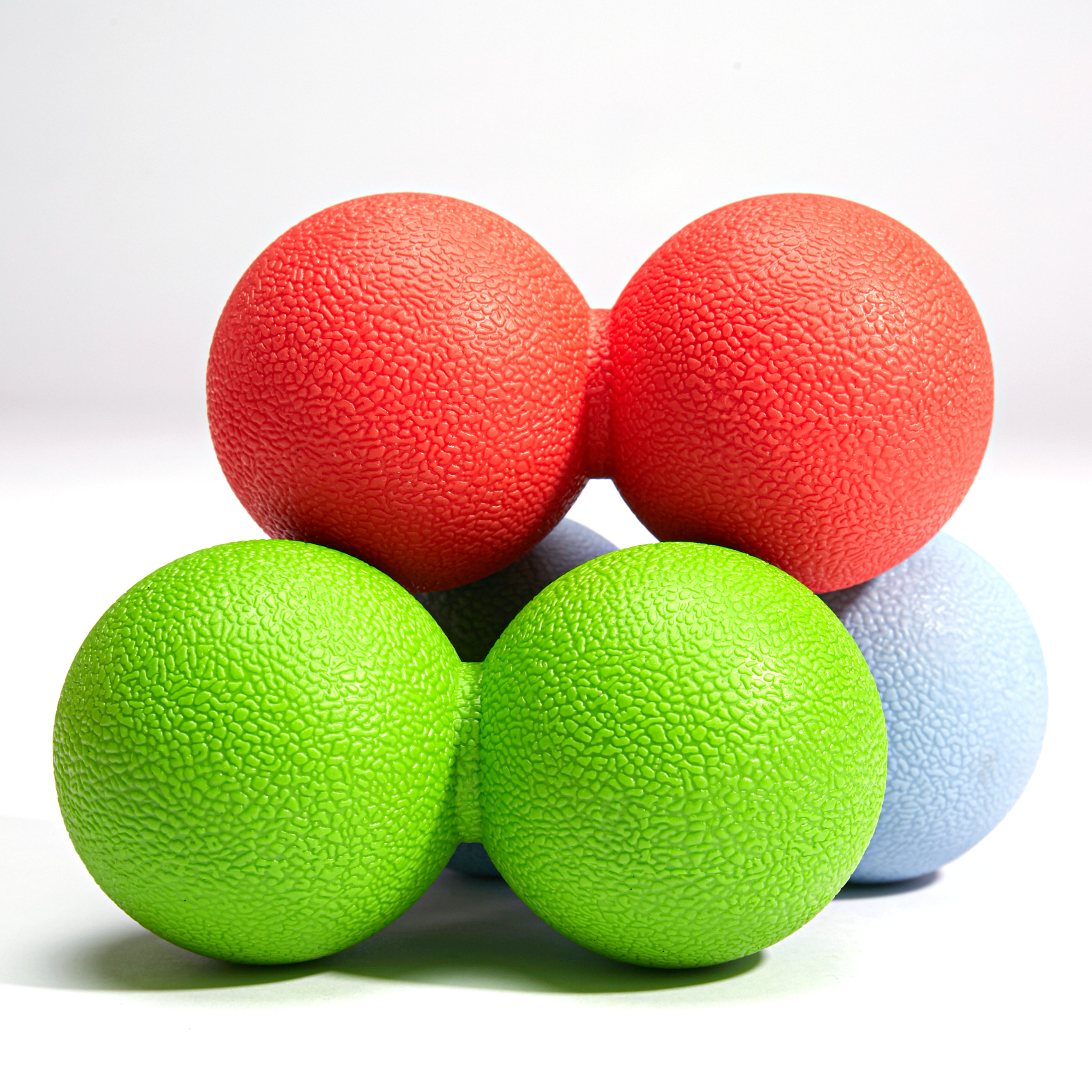 TPE Muscle Relax Yoga Massage Single Double Ball Fitness Peanut Ball
