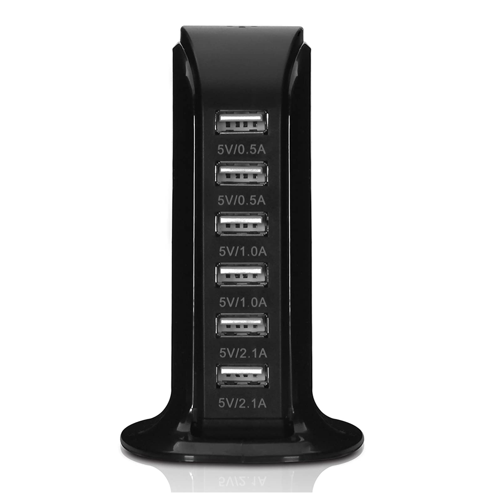 Сетевое зарядное устройство с 6 USB-портами и поддержкой быстрой зарядки