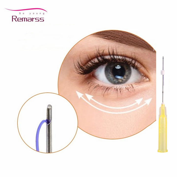 New magical gold pdo thread lifting for face Mono Blunt 30g 25mm Area Pdo Thread Eye Lift All kinds of models can be customized