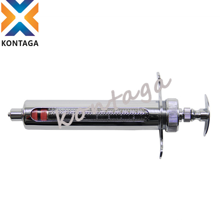 wholesale good quality metal syringe with luer lock 10ml,20ml,30ml,40ml,50ml,100ml