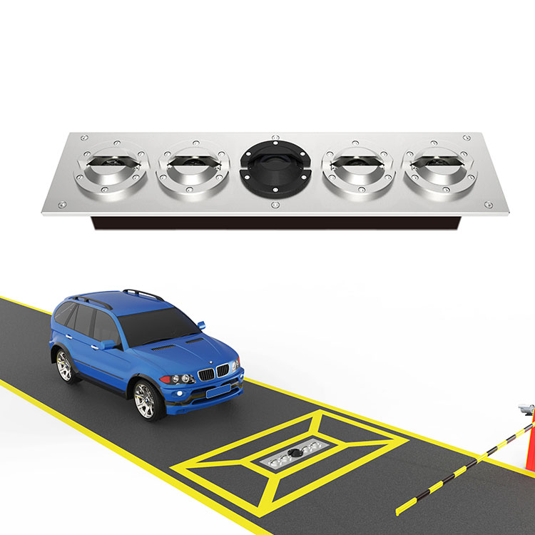 High quality with competitive price fixed under car inspection system with CCTV camera ZA-UVSS-II