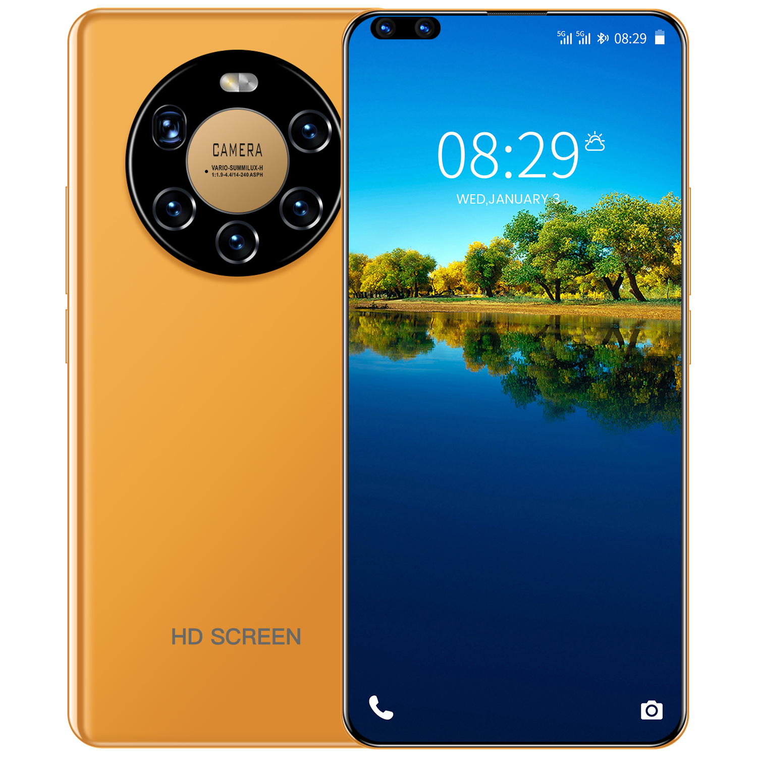 M40pro 8 ГБ + 512 Гб Смартфон 7,3 дюймов AMOLED экран Android 10,0 телефон смартфон с распознаванием лица для мобильного телефона