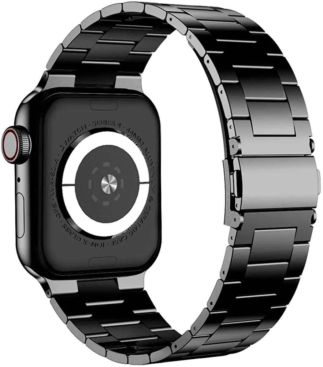 Роскошный классический ремешок Keepwin для Apple Watch, ремешок для умных часов, браслет для Apple Watch, ремешок из нержавеющей стали для iWatch SE 6 5 4