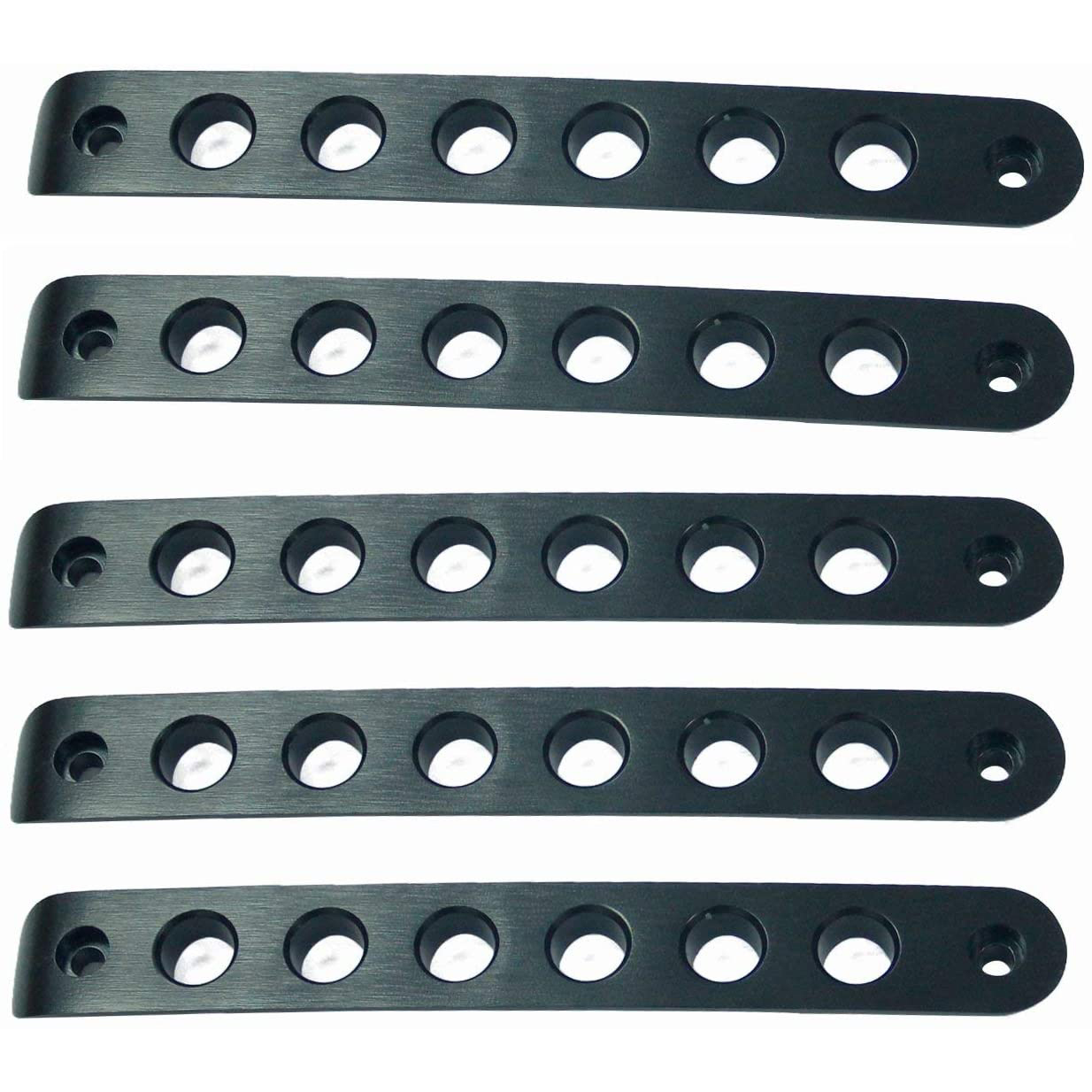 Aluminum Side Door Grab Handle Knobs Cover Trim 5pcs/Set Compatible with 2007-2018 Jee p Wrangle r JK JKU Liberty Sahara
