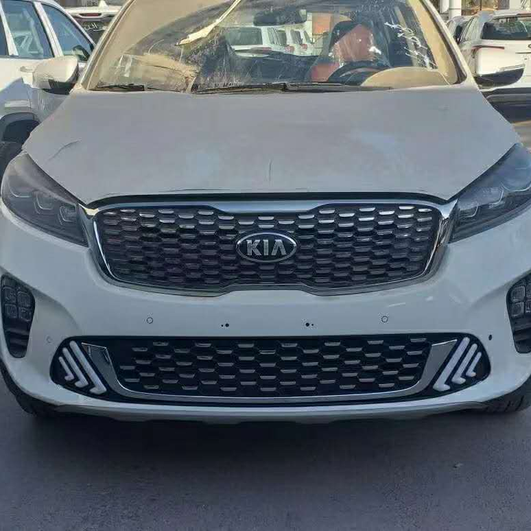 Передняя фара для Kia Sorento 2017-2019 дневные ходовые огни для Kia Sorento 2017-2019 решетка со светодиодной подсветкой для Kia Sorento
