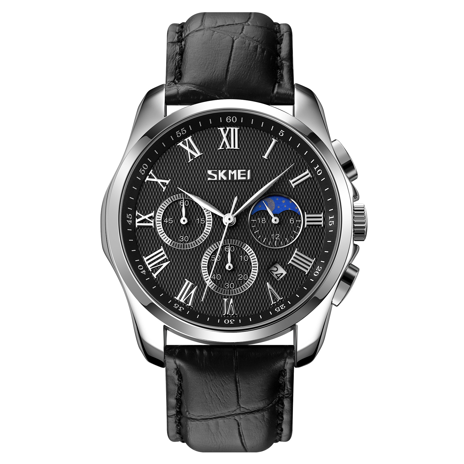 china skmei suppliers 9260 low moq fashion wrist custom logo quality round face leather band luxury automatic mechanical watch