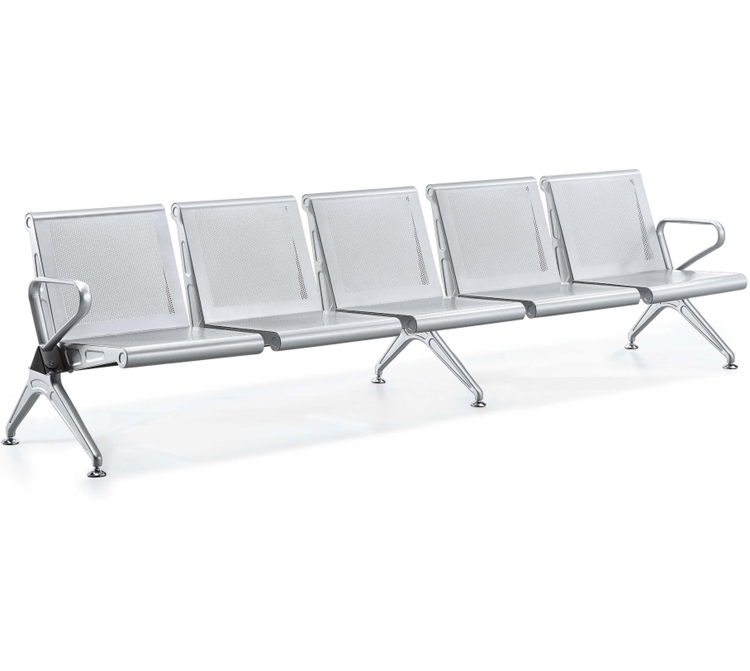 5 seat waiting airport chair for Hospital clinic airport waiting lounge bank Public waiting room