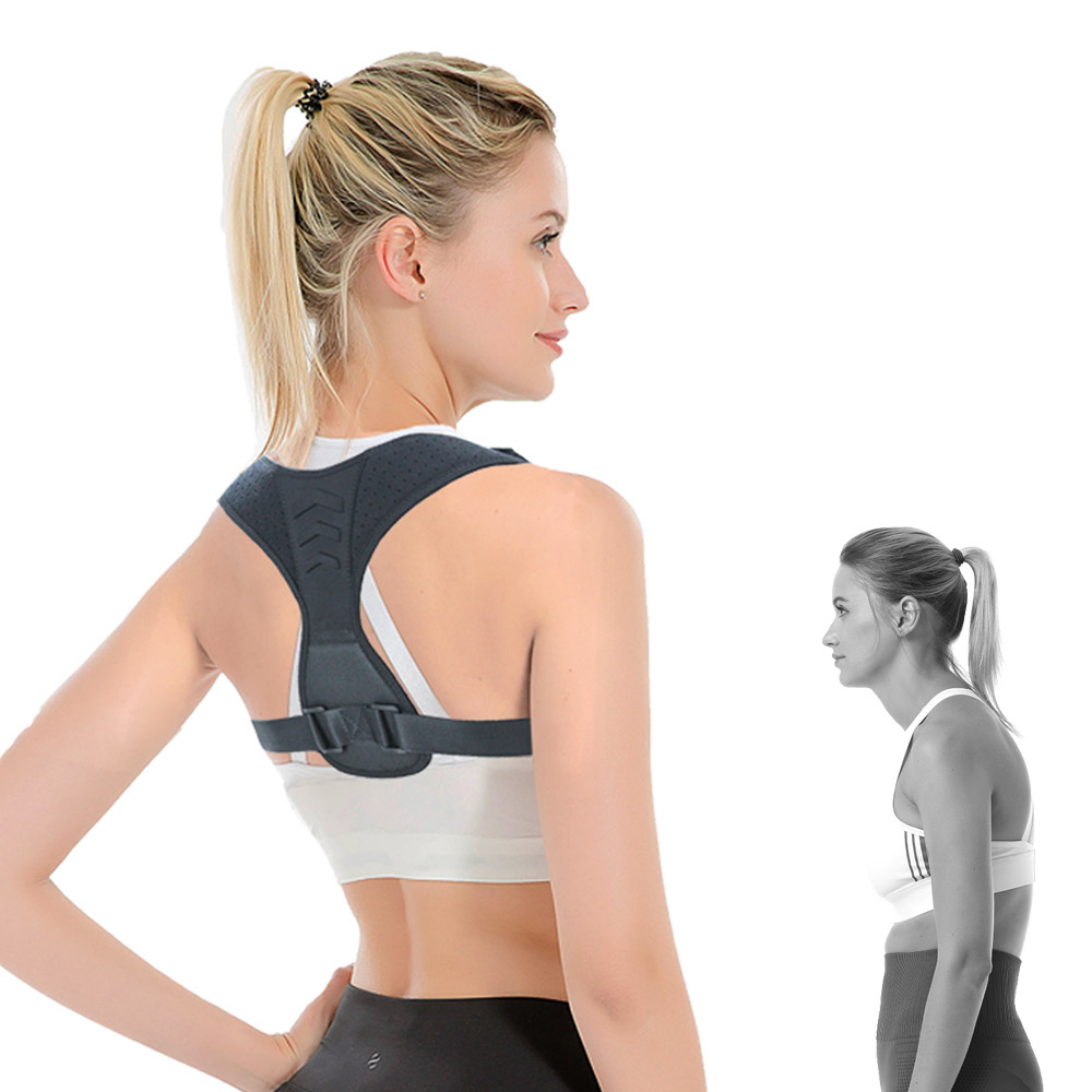 High quality 8 shape back support band workout with private label posture corrector belt