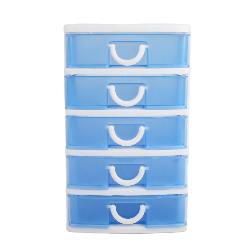 hot sale Storage Plastic Drawer Cabinet 5 layers drawer box with large capacity