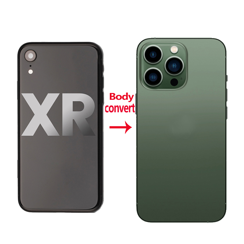 Задний корпус iPhone Xr на 13 pro, как задняя крышка 12 pro для iphone xr на заднюю крышку 13 pro