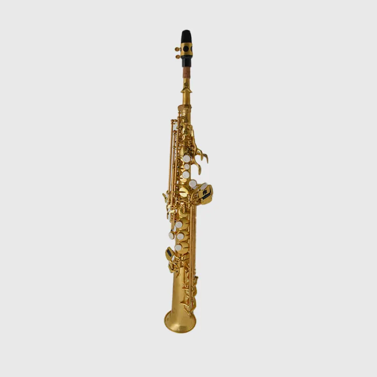 High level professional soprano saxophone Original unbuffed finish soprano saxophone