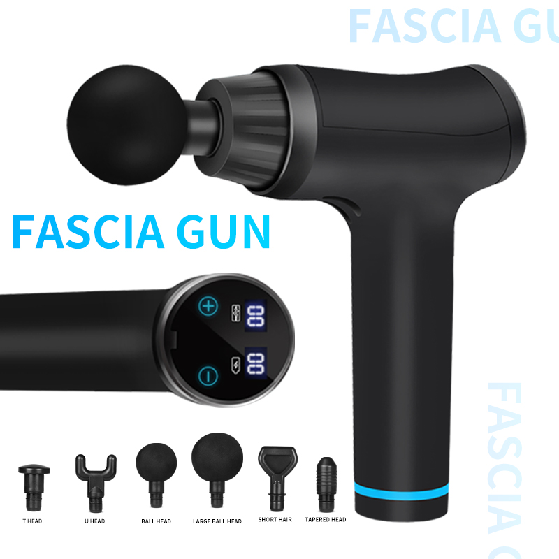 Dropshipping Best Cordless Handle Sports Electric Booster Impulse Percussion Deep Tissue Vibration Body Muscle Massage Gun
