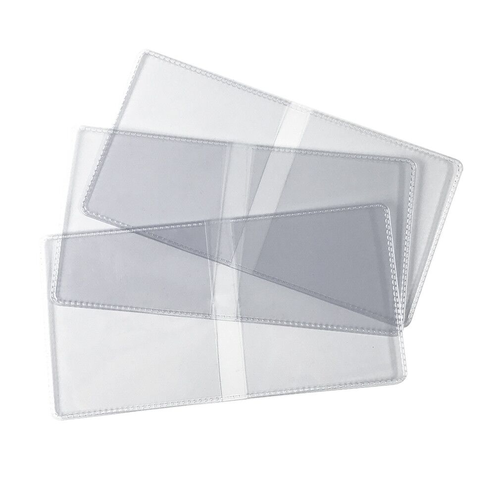 PVC Hard Large Silver Coin Bag School Stationery Transparent Coin Collection