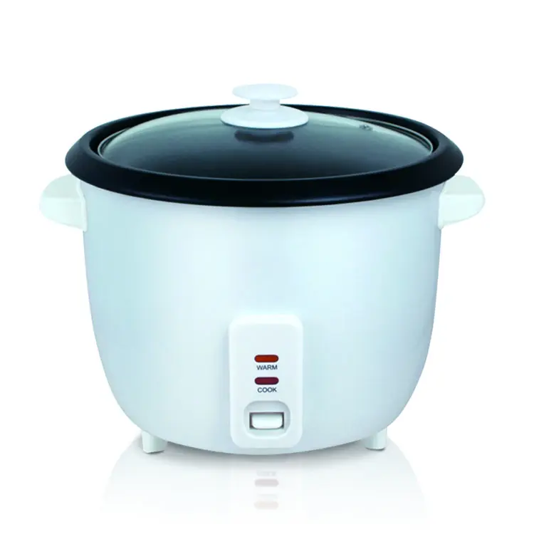 0.6L Mini 3CUPS Drum shape Electric Rice Cooker with Glass Lid non-stick pot